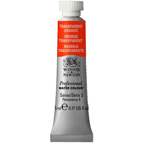 Winsor & Newton Professional Watercolor, 5ml, Transparent Orange ...