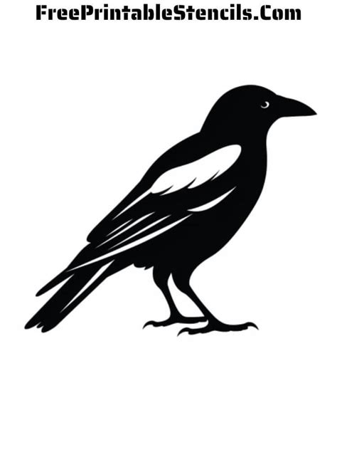 Free Printable Crow Stencils Free Printable Stencils