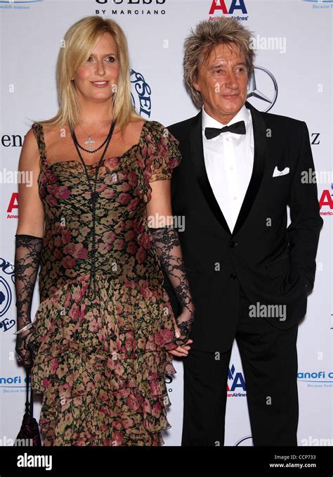 Rod Stewart & Wife arrives for the Carousel of Hope at the Beverly