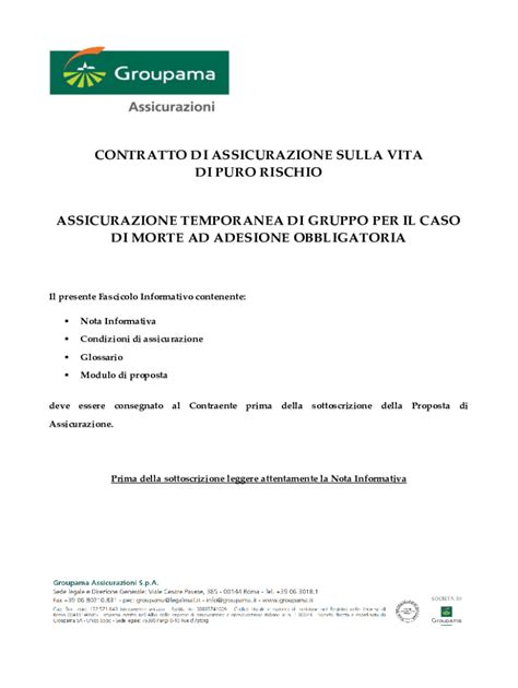 Compilabile Online Contratto Di Assicurazione Sulla Vita Di Puro