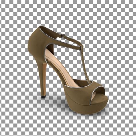 Premium PSD Psd 3d Heels Shoes On Isolated And Transparent Background