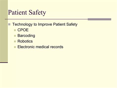 Patient Safety Ppt