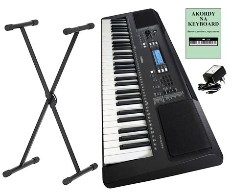 Keyboard Yamaha Psr E Ze Statywem Akordy Sklepy