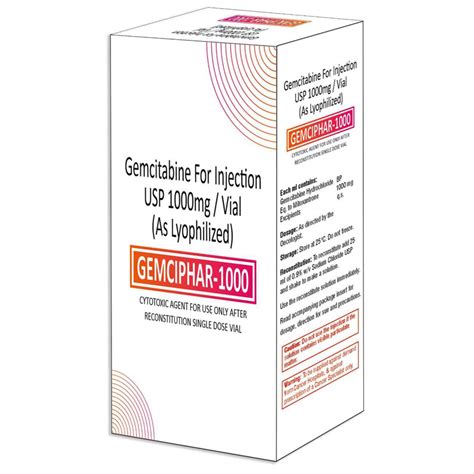 Gemcitabine Injection Mg Mg Pharmeda Healthcare