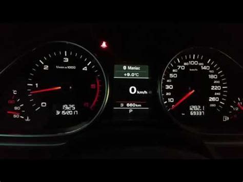 How To Change Audi Odometer From Kilometers To Miles Youtube