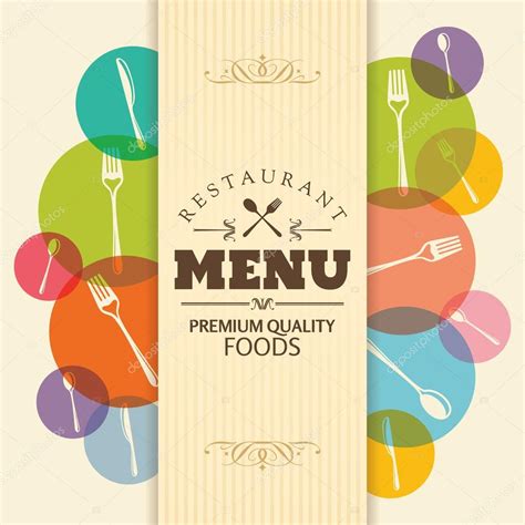 Restaurant Menu Card Design Stock Vector By Arrtfoto