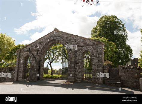 Main Gatesat Old Leighlin Cathedral Co Carlow Ireland Stock Photo Alamy