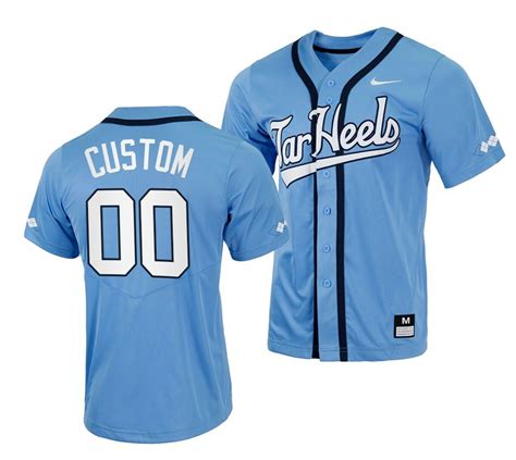 [Hot] New Custom North Carolina Tar Heels Baseball Jersey