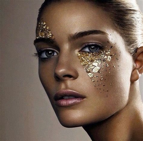 Pin By Freitas Joana On Artistique Et Conceptuel Golden Makeup