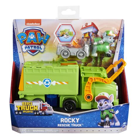 Set Figurina Cu Vehicul Paw Patrol Big Truck Pups Rocky EMAG Ro