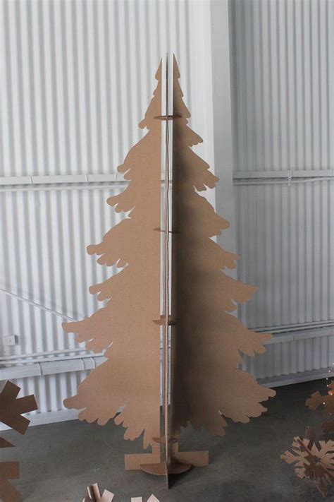 Cardboard Christmas Tree Template