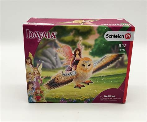 Schleich Elfe Auf Glitzer Eule Spielfigur Online Kaufen Ebay