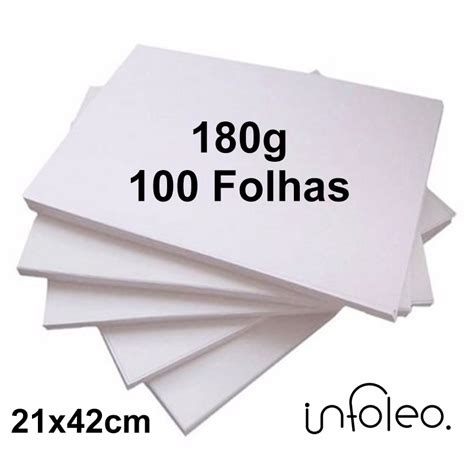 Papel Offset Fosco Miolo Sem Pauta X Cm X Mm G Branco