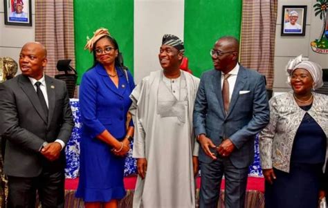 Sanwo Olu Swears In New Cabinet Member Permanent Secretaries The