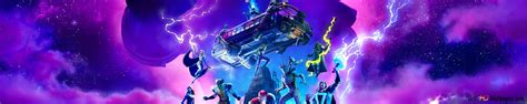 Fortnite video game series characters in neon light area 2K wallpaper ...