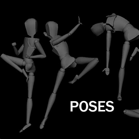 Artstation Poses 3d Rig Posing Exercise