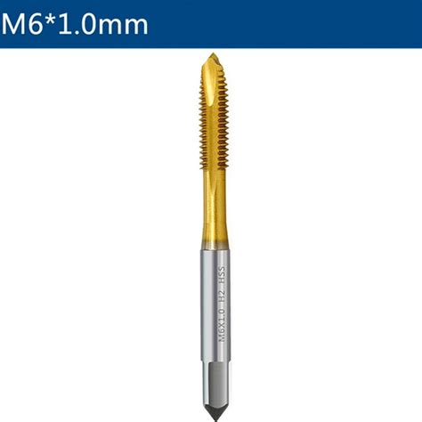 HSS Titanium Coating Screw Tap Drill Bit M2 M12 Metric Straight Flute