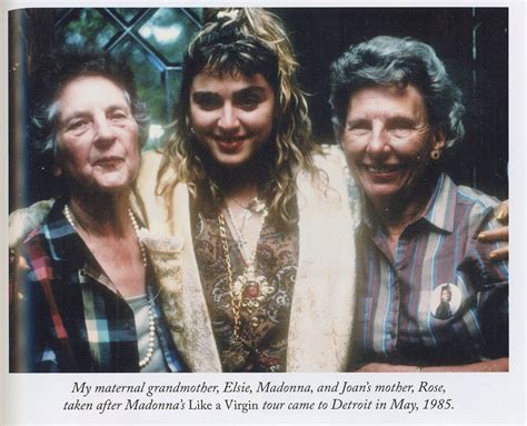 Pud Whackers Madonna Scrapbook Madonnas Grandmother Elsie Died At 99