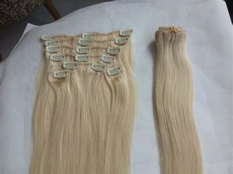 Blonde Clip In Hair Extensions - RebeHair Extension Factory