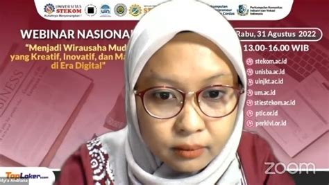 WEBINAR NASIONAL Menjadi Wirausaha Muda Yang Kreatif Inovatif Dan