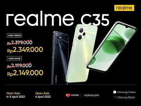 Hadirkan Desain Kelas Flagship Ke Entry Level Realme C35 Resmi Dirilis