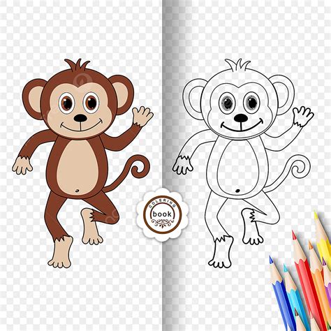 Monkey Clipart Black And White Monkey Clipart Black And White, Monkey Drawing, Lip Drawing, Key ...