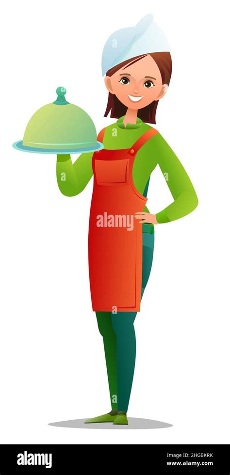 Jolie Petite Fille Chef Banque Dimages Détourées Alamy