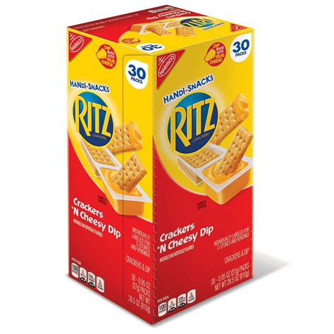 Buy Online Ritz Crackers & Cheesy Dip (30 Packs) | NJ USA.