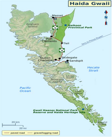 Geography of Haida Gwaii | Midnight Sun Adventure Travel