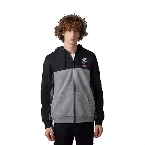 FOX X HONDA ZIP FLEECE [BLK] S | Fox Racing®