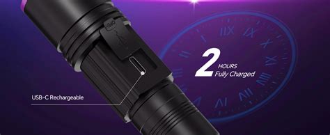 Amazon.com: TrixHub 365nm Black Light Flashlight, UV Flashlight ...