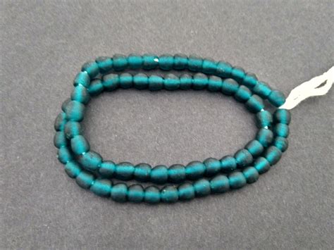 Small Round African Beads Ghana Ethnic Krobo Recycled Glass Mm