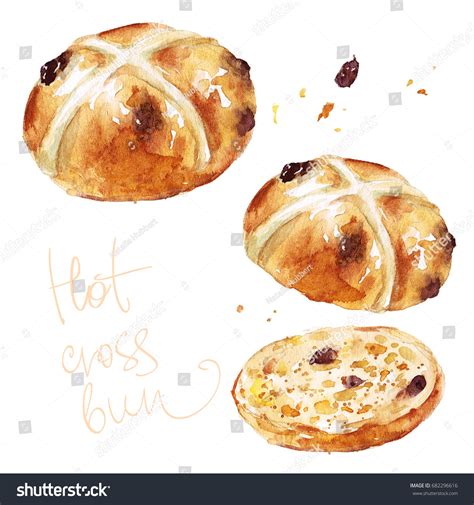 Hot Cross Bun Over Royalty Free Licensable Stock Illustrations Drawings Shutterstock