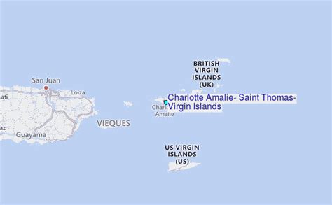 Charlotte Amalie Saint Thomas Virgin Islands Tide Station Location Guide