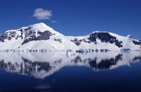 Antarctica mountains stock photo. Image of reflection - 18316462