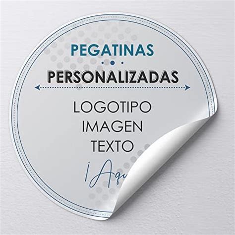 Pegatinas Personalizadas Redondas Personalizar Etiquetas Adhesivas En