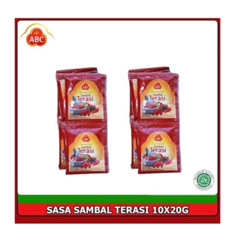 Jual Sambal Terasi Abc Sachet Shopee Indonesia