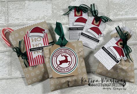 Craftmas Day 6 - DIY Christmas Treat Bags - Katina Martinez