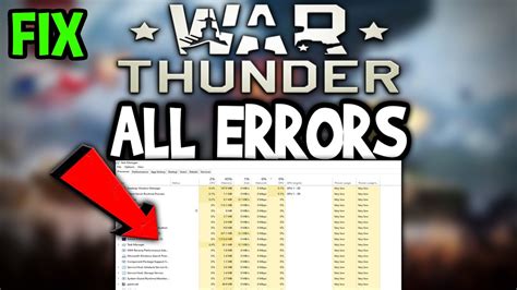 War Thunder How To Fix All Errors Complete Tutorial Youtube