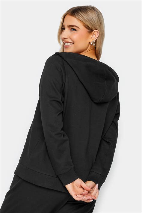 Mandco Black Essential Zip Through Hoodie Mandco