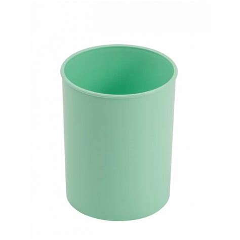 Cubilete Portalapices Faibo Plastico Color Verde Pastel Mm