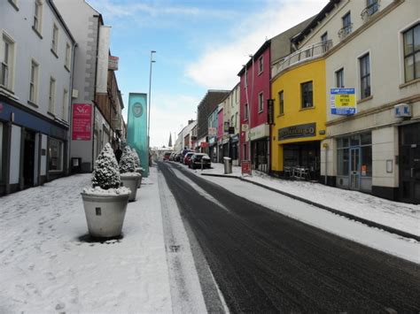 Snow Market Street Omagh Kenneth Allen Geograph Ireland