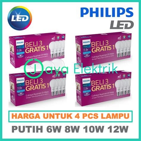 Paket Gratis Lampu Philips Led Mycare W W W W W W