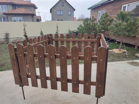Забор деревянный декоративный заборчик садовый оградка: 500 грн. - Інші ...