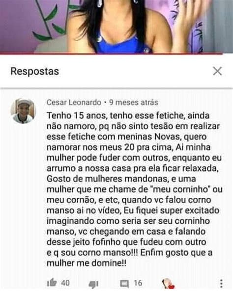 Cesar Leonardo 9 Meses Atrás Tenho 15 Anos Tenho Esse Fetiche Ainda Não Namoro Pq Não Sinto