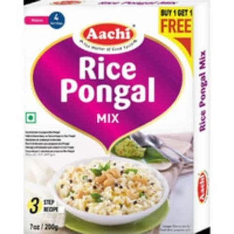 Aachi Rice Pongal Mix 200 Gm 7 Oz Buy 1 Get 1 Free 1 Unit Kroger