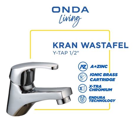 Jual Onda Kran Wastafel Cuci Tangan Kuningan Y Tap Shopee Indonesia