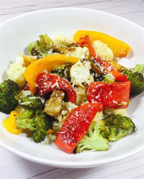 Healthy Roasted Vegetables with Garlic