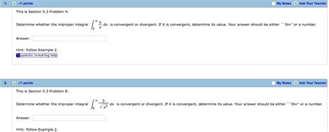 Solved 1 -11 points My Notes Ask Your Teacher This is | Chegg.com