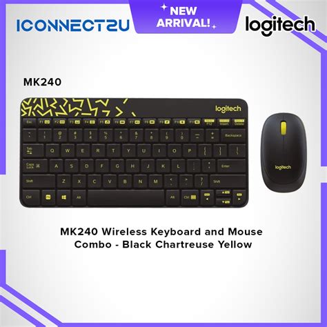 Logitech Mk240 Nano Minimalist Wireless Keyboard And Mouse Combo 920 008202 Shopee Malaysia